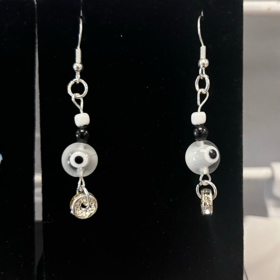 Evil Eye Earrings -Nickel Free