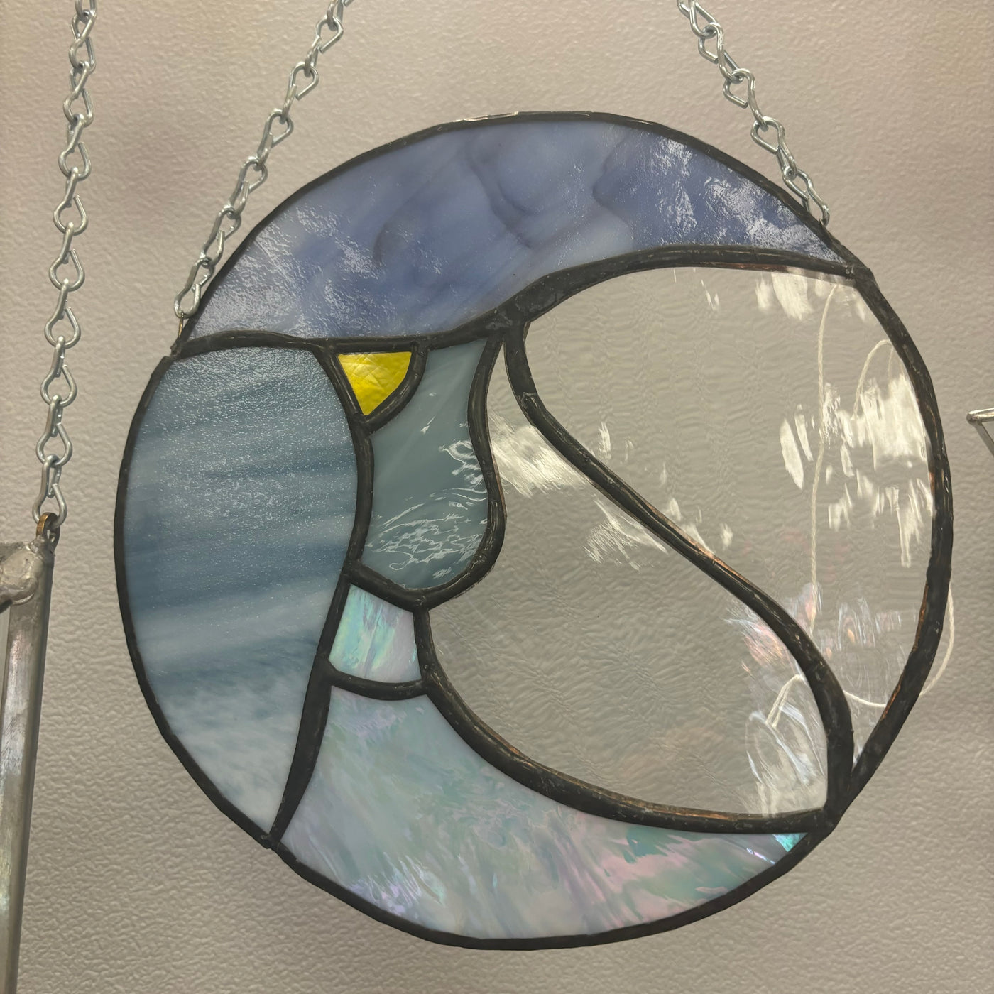 Clear Moon Stained Glass -SAM23