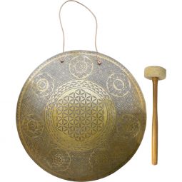 Gong-18" with Flower of Life Design