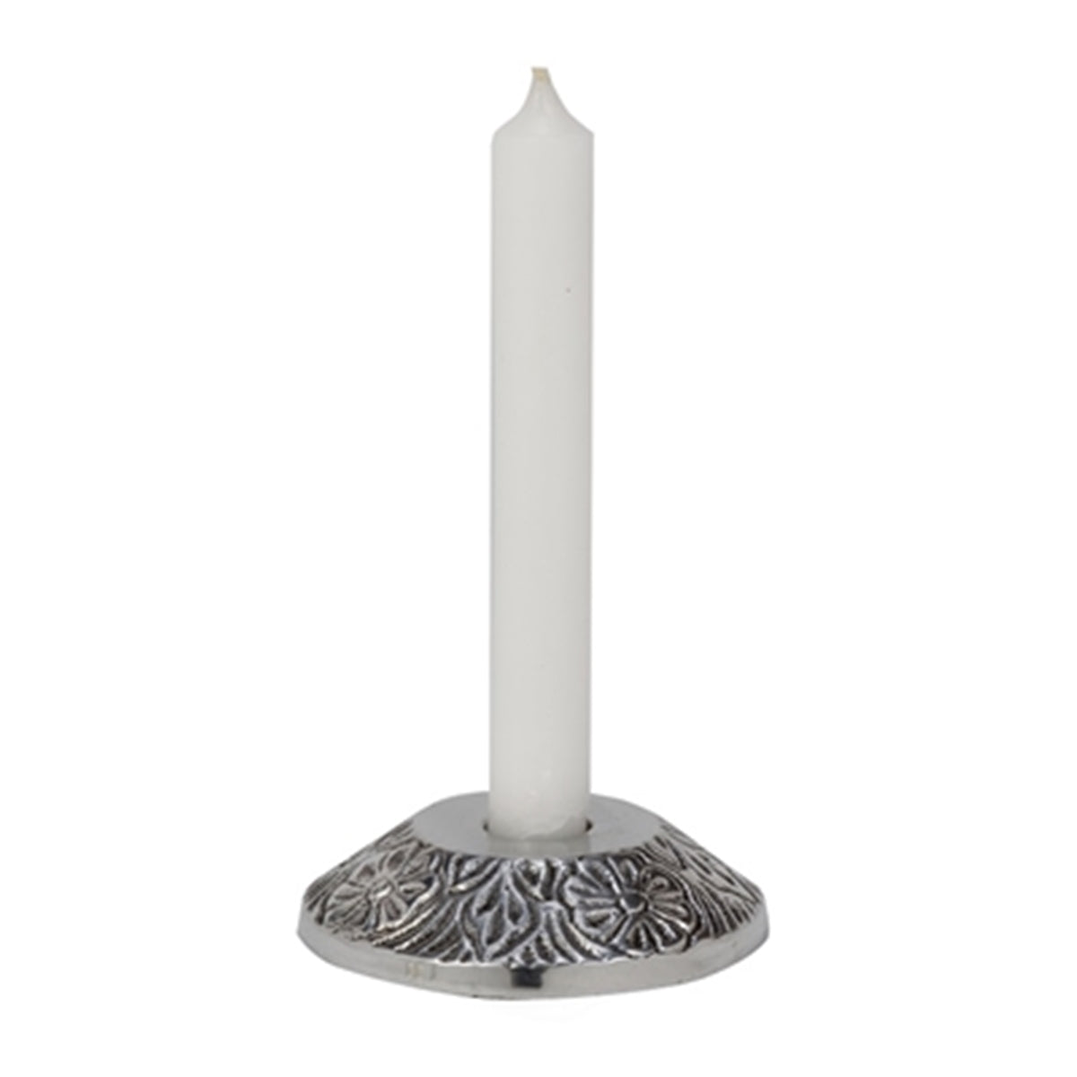 Flower candle holder - Nickel