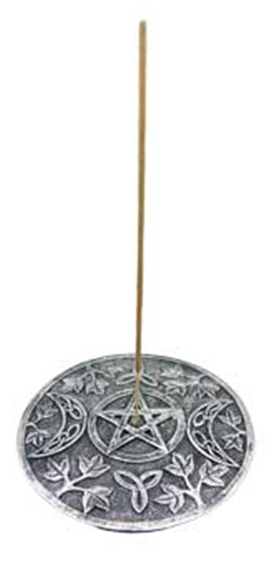 5" Round Pentagram Incense Burner