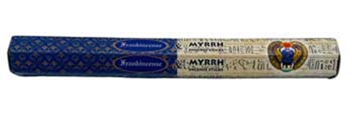 Hem Frankincense-Myrrh Incense (20gr Hex Pack)