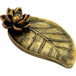 Lotus & Leaf Incense Burner