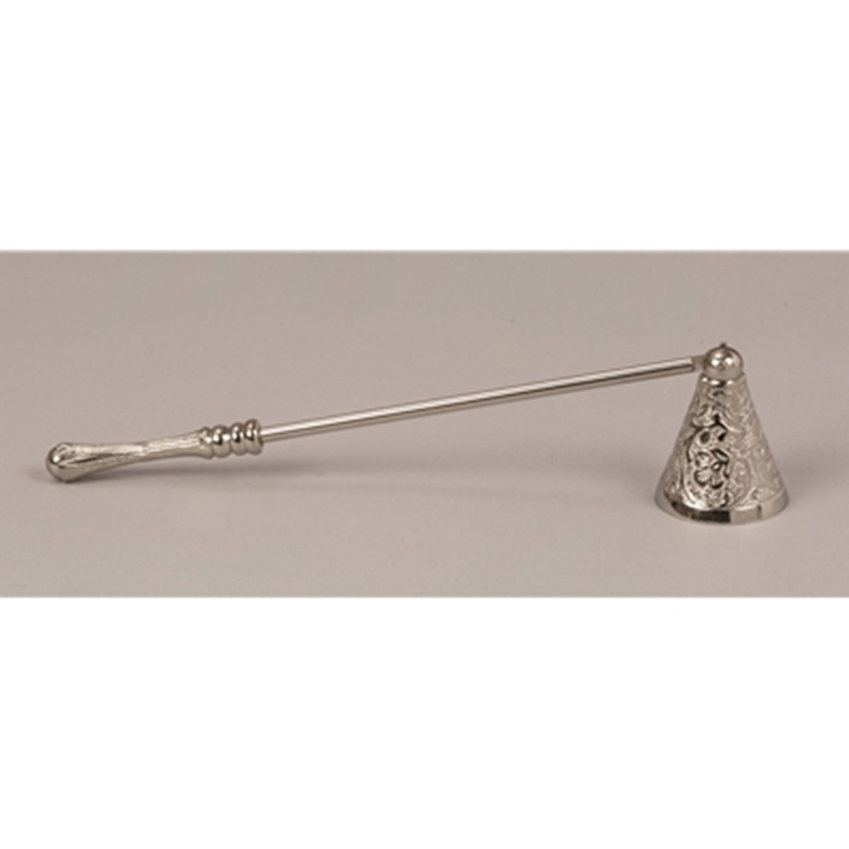 Ornate Nickel Candle Snuffer
