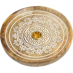 Round Cone Burner - Flower of Life