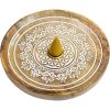 Round Cone Burner - Flower of Life