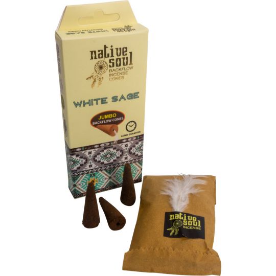 Native Soul-Backflow Incense White Sage