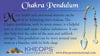 Chakra Chain Quartz Pendulum (P83)