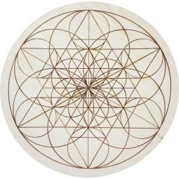 Wood Crystal Grid-Fibonacci Seed of Life