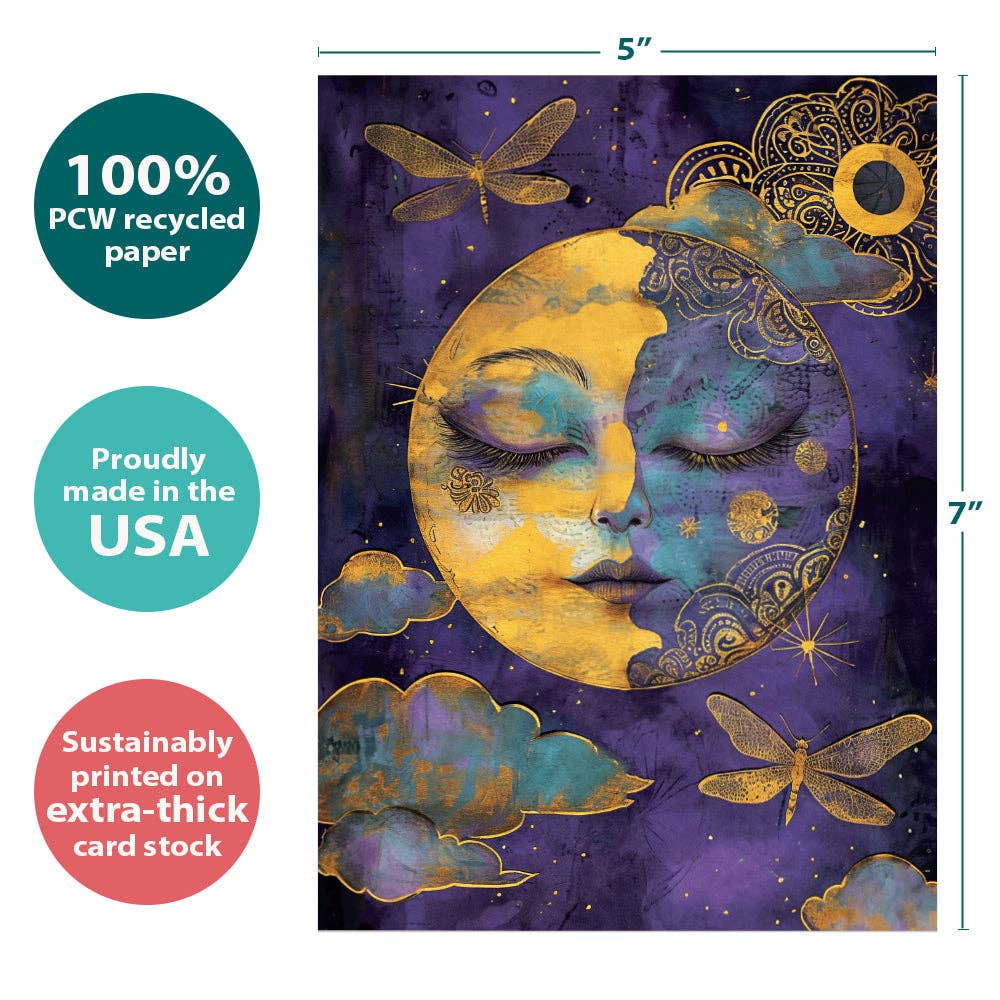 Serene Moon Card