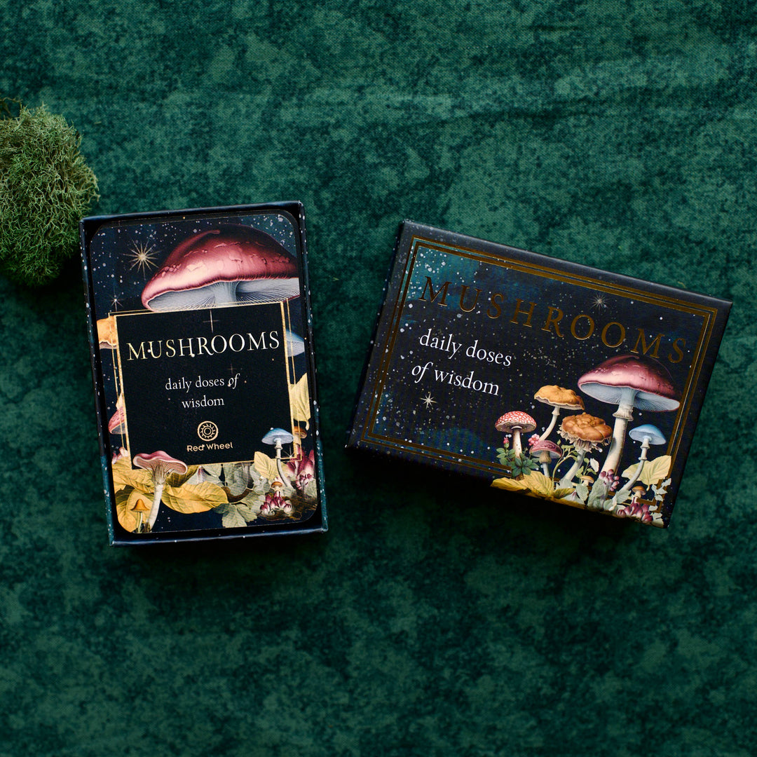 Mushrooms: Daily Doses of Wisdom (36 Gilt-Edged Mini Cards)