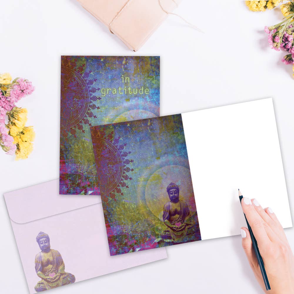 Gratitude Buddha Card