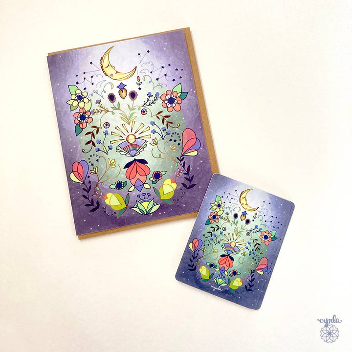 Moon Glow Card