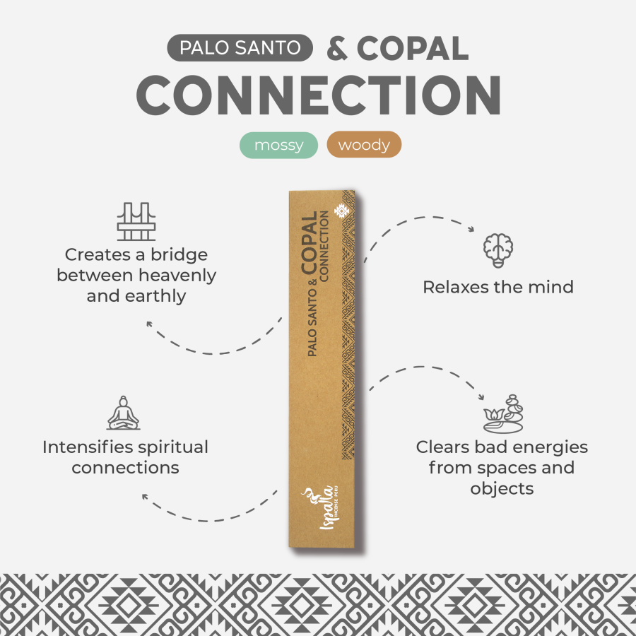 Copal with Palo Santo Incense Sticks (10-pack)