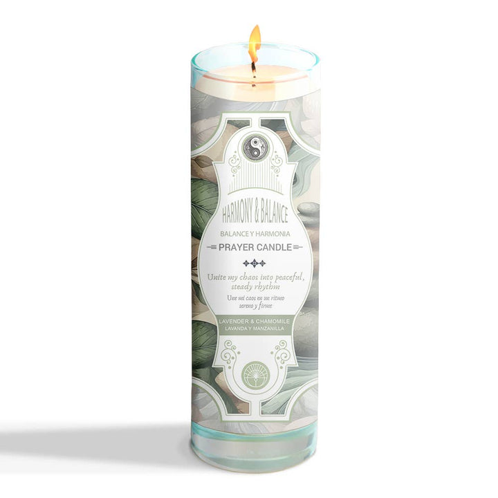 Prayer Candle - Harmony & Balance (8") (9.5 oz)