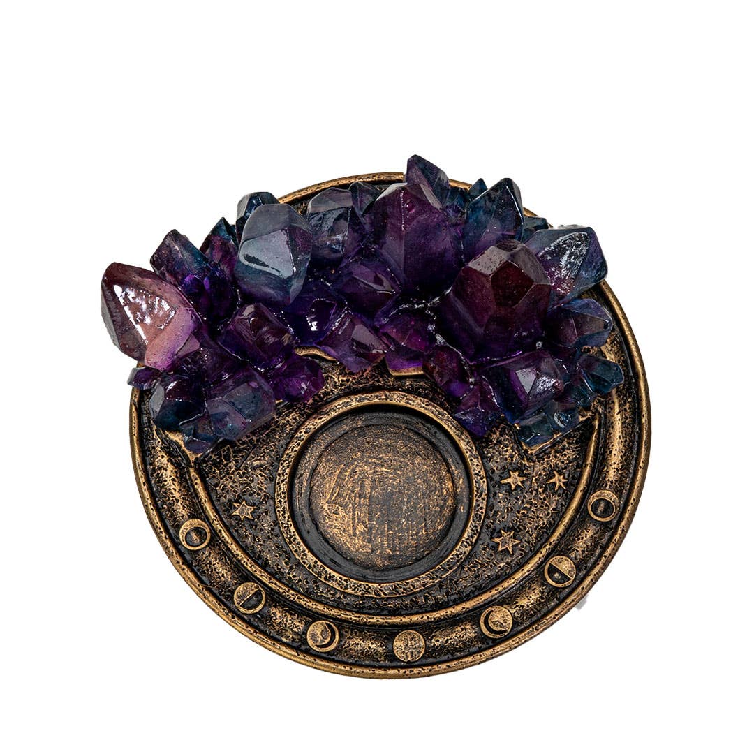 Crystal Aura Candle Holder