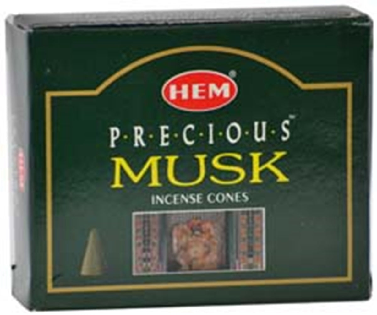 HEM - Musk Cone Incense (10 pack)