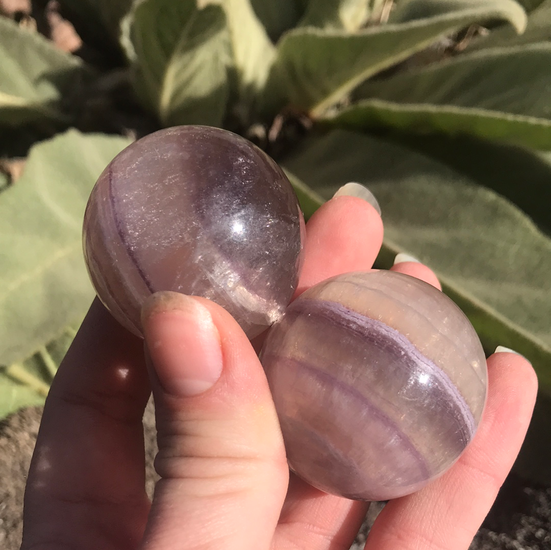 Rainbow Fluorite Sphere