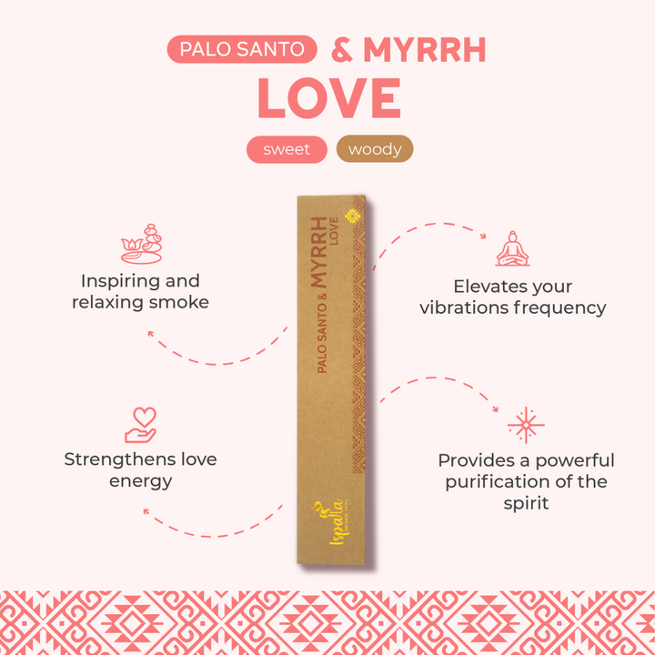 Myrrh with Palo Santo Incense Sticks (10-pack)