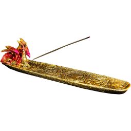 Red Dragon-Celtic Moon Incense Burner