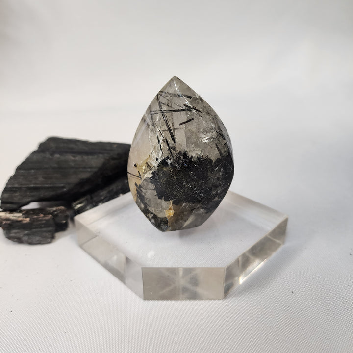 Black Tourmaline in Quartz-CR26034