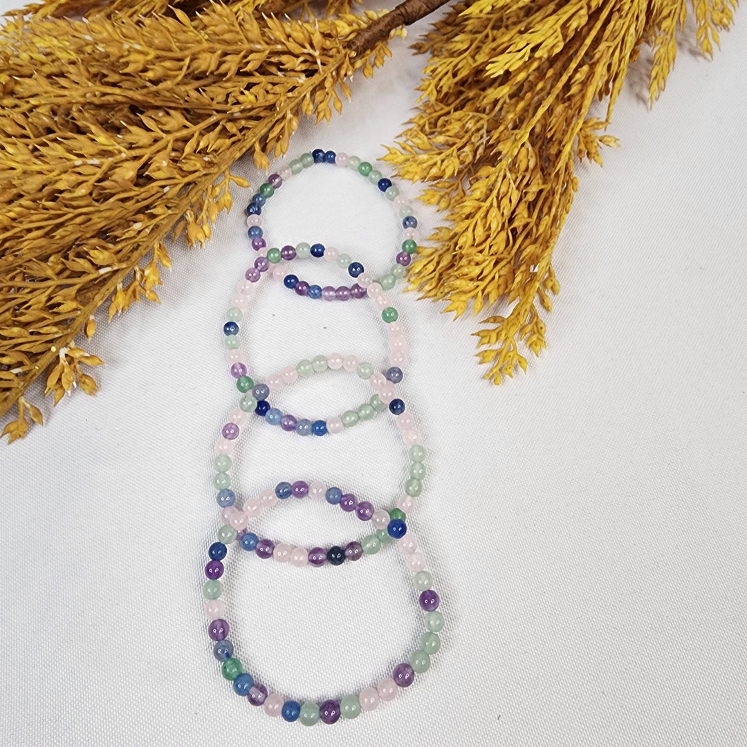 Mixed Stone (4mm) Bracelet Kid's Size