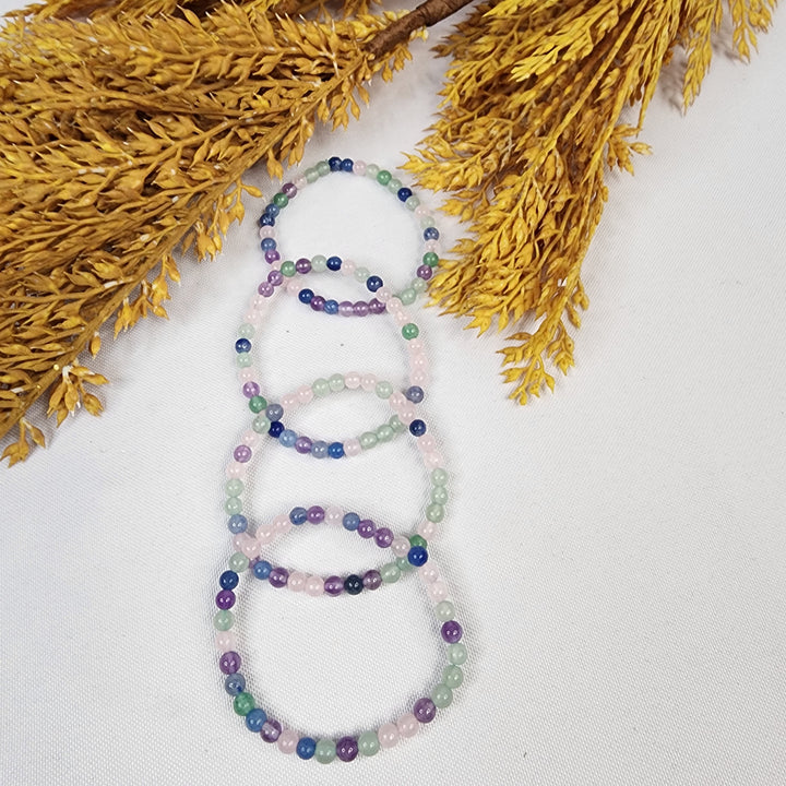 Mixed Stone (4mm) Bracelet Kid's Size