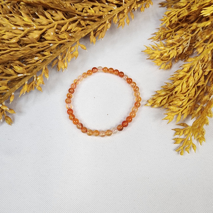 Carnelian (4mm) Bracelet Kid's Size