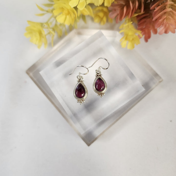 Garnet Earrings  -JDS26165