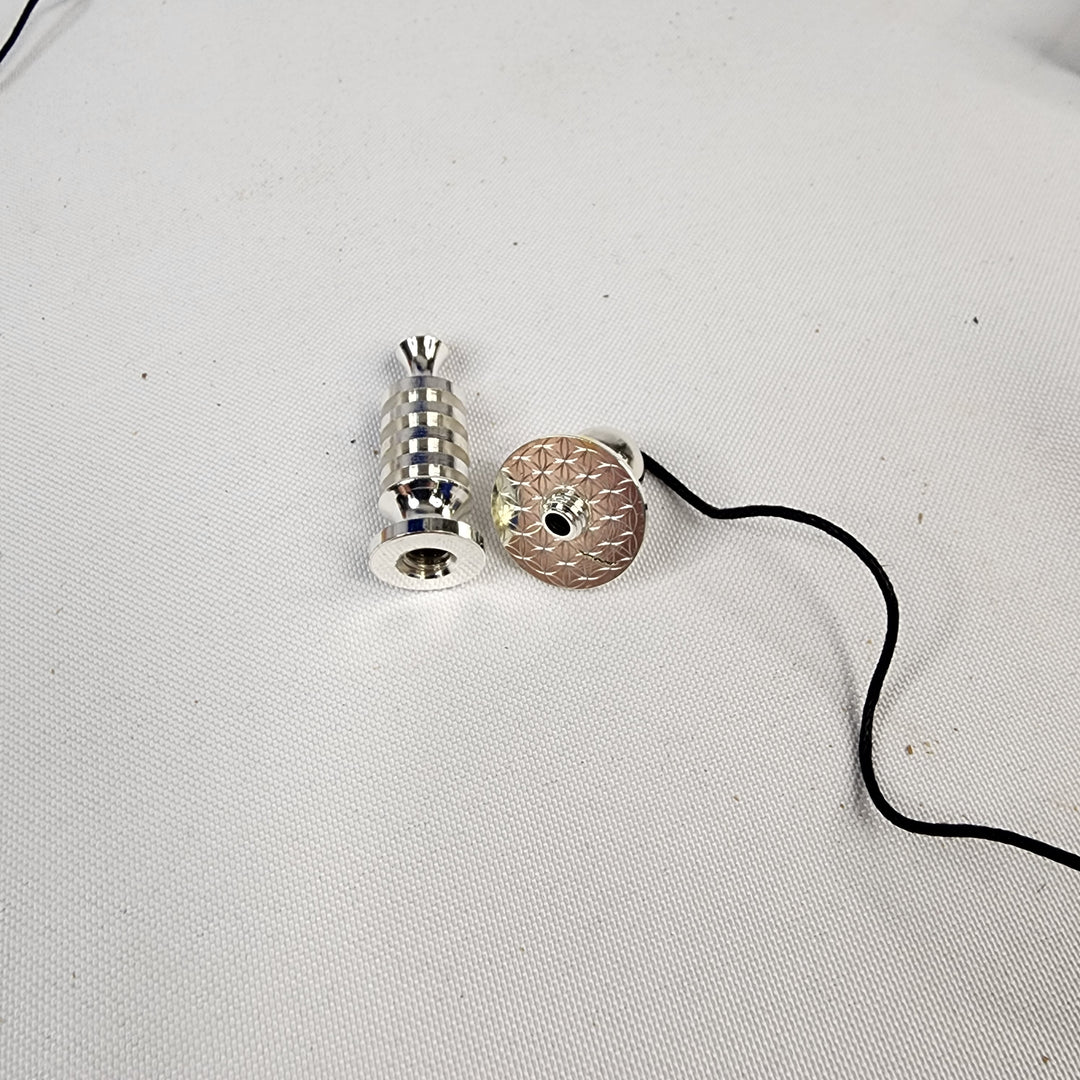 Chambered Pendulum Silver Plated P91