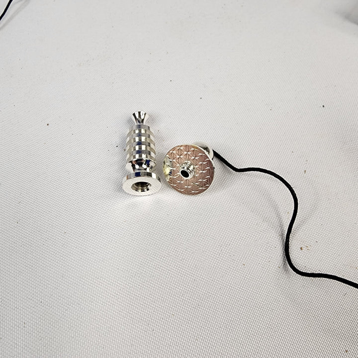 Chambered Pendulum Silver Plated P91