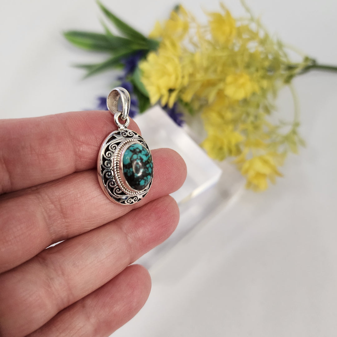 Turquoise Pendant  -JDS26125