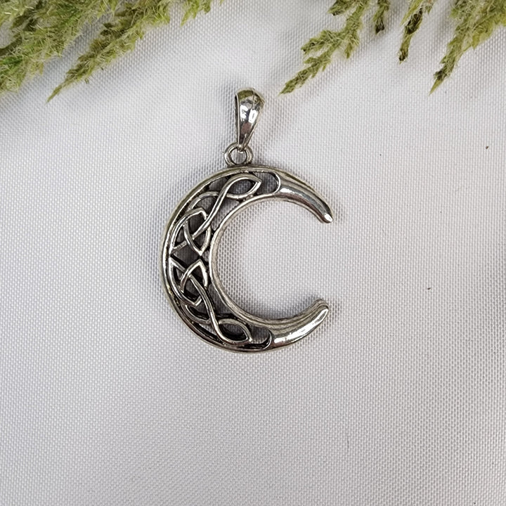 Celtic Moon Pendant-MJ166
