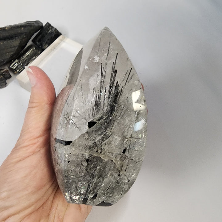 Black Tourmaline in Quartz-CR26044