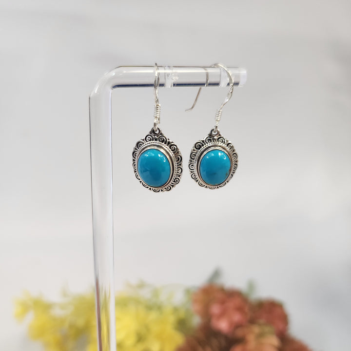 Turquoise Earrings  -JDS26174
