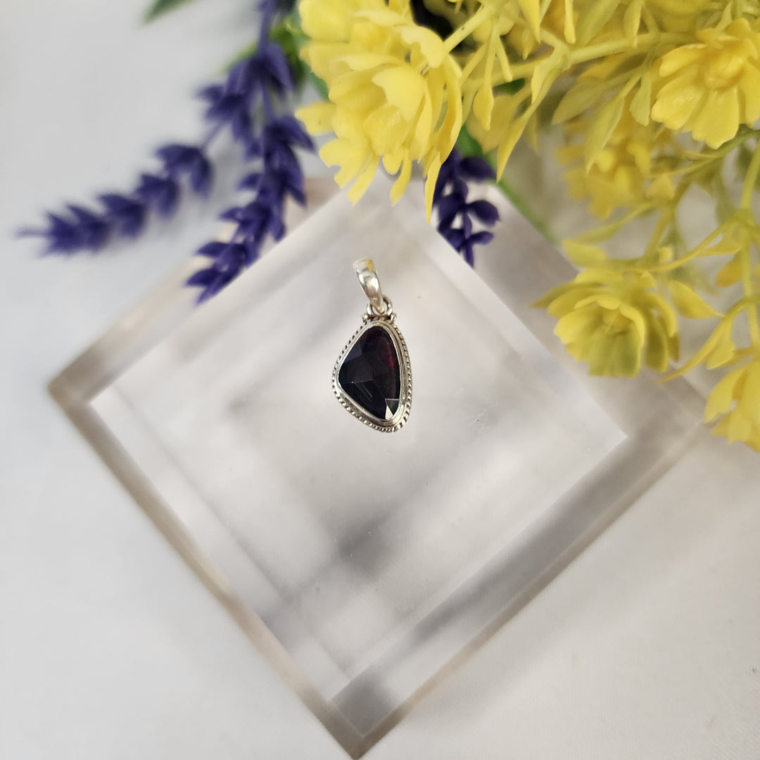 Black Opal Pendant  -JDS26133
