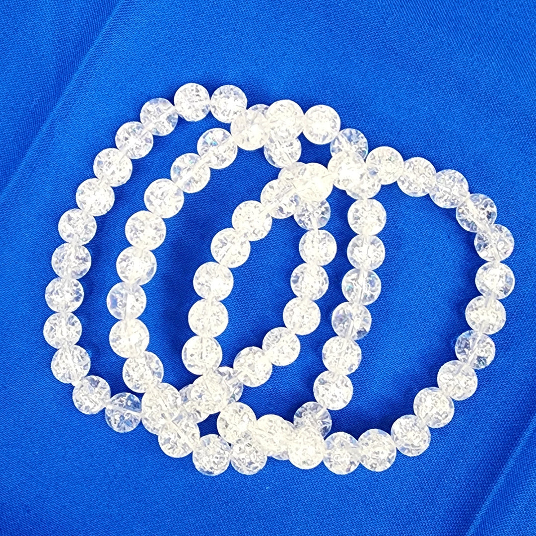 Crackle Quartz (8mm) Bracelet