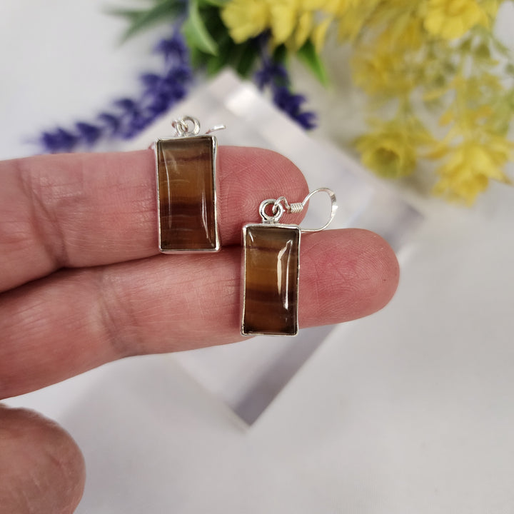 Fluorite Earrings  -JDS26185
