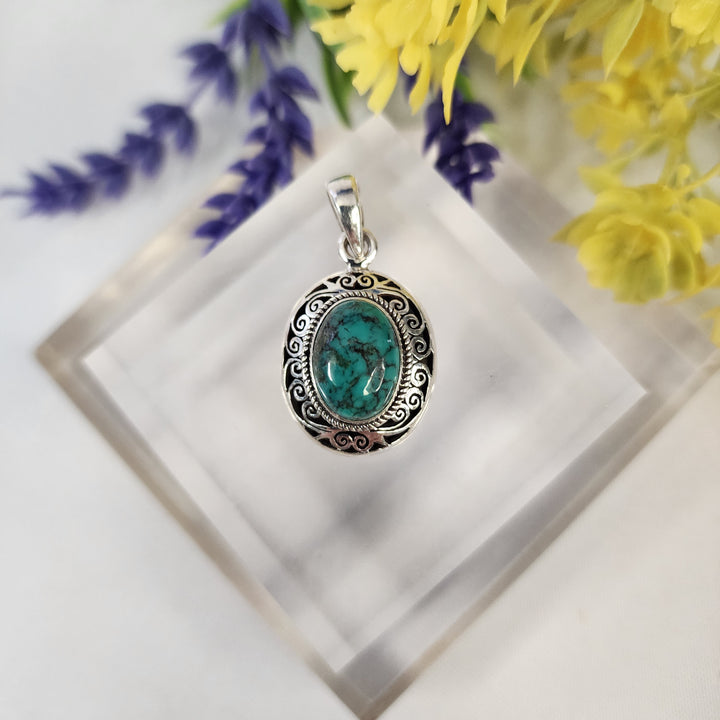 Turquoise Pendant  -JDS26125