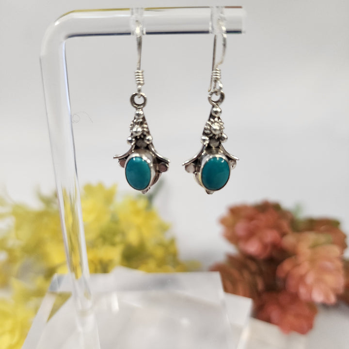 Turquoise Earrings  -JDS26071