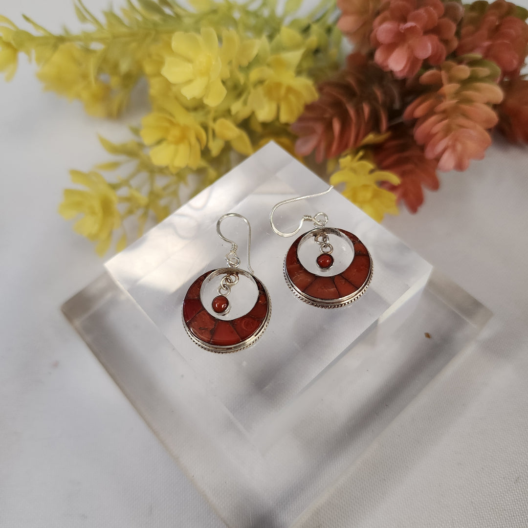 Coral  Earrings  -JDS26161