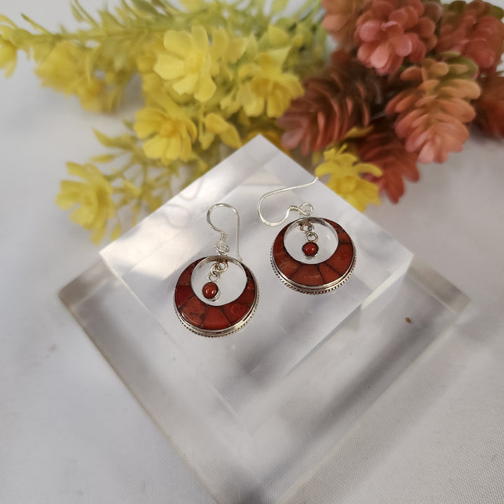Coral  Earrings  -JDS26161