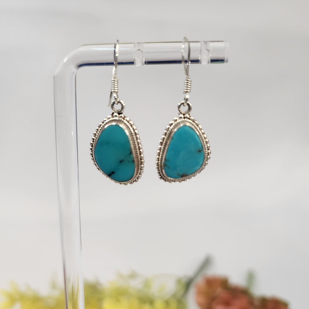 Turquoise Earrings  -JDS26178