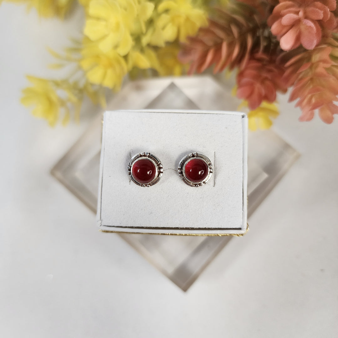 Carnelian Earrings  -JDS26059