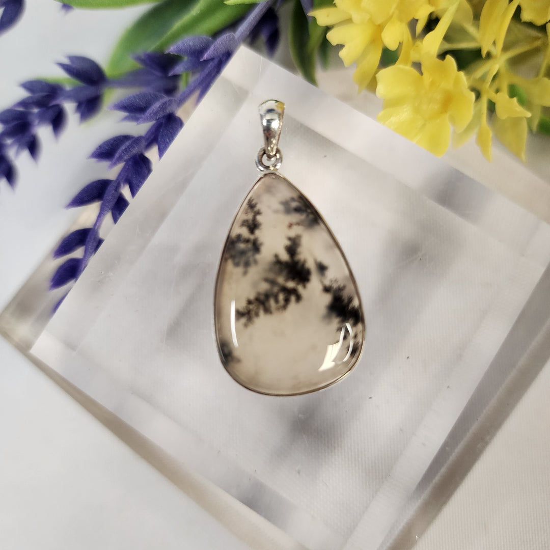 Dendrite Agate Pendant  -JDS26103