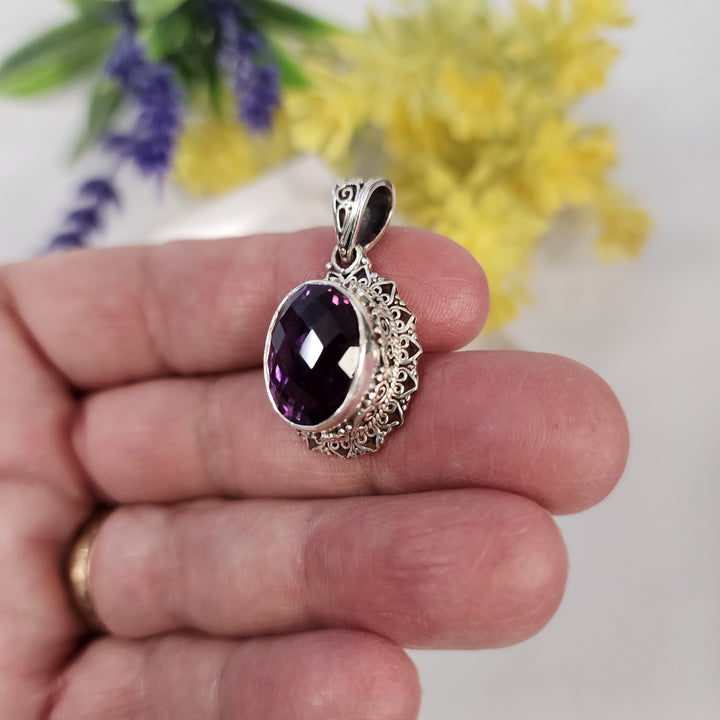 Amethyst Pendant  -JDS26152