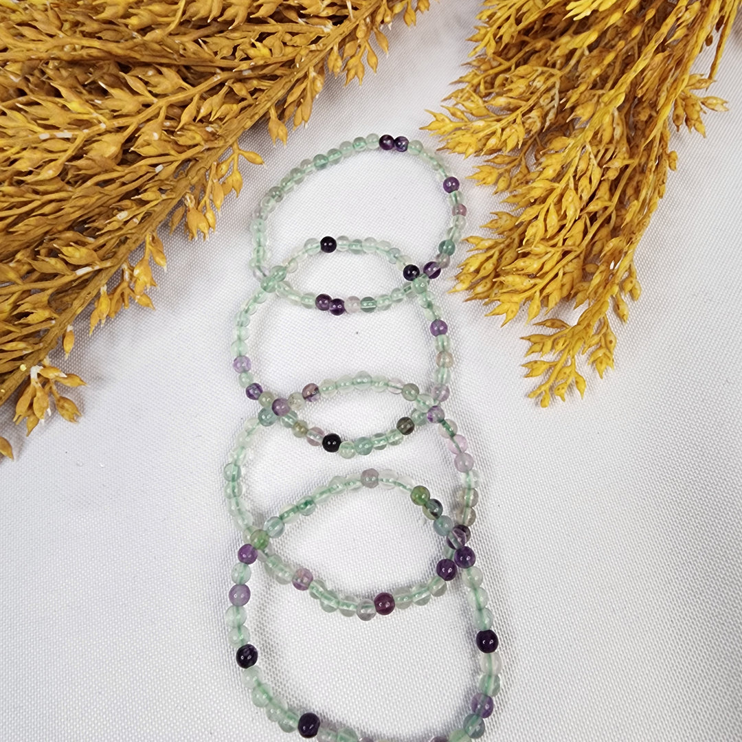 Fluorite (4mm) Bracelet Kid's Size