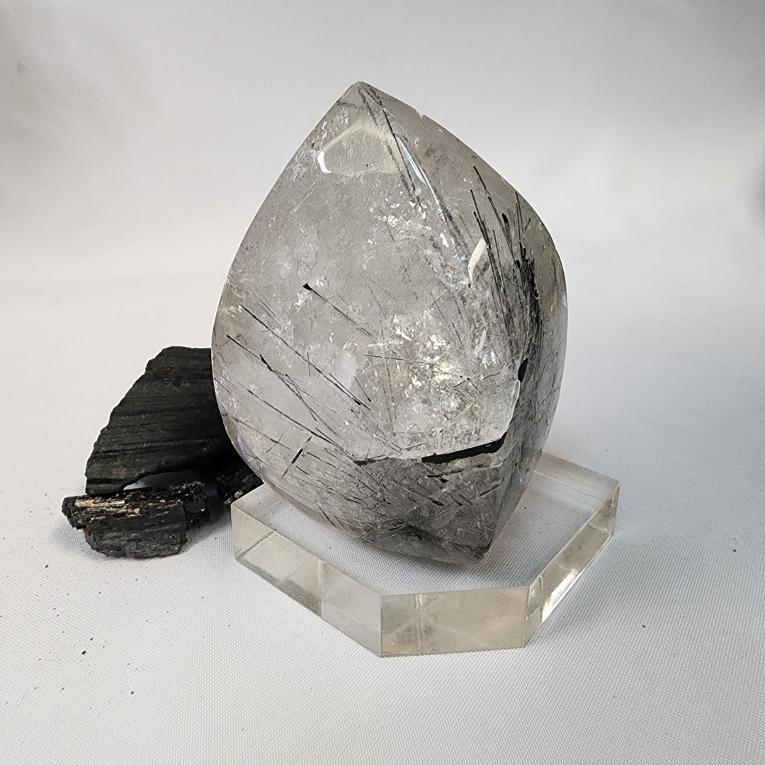 Black Tourmaline in Quartz-CR26044