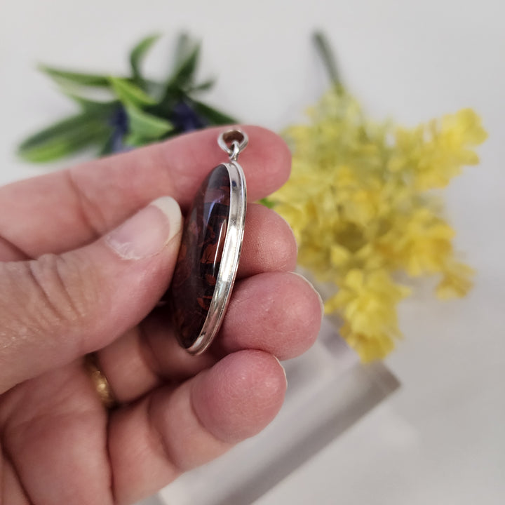 Red Jasper Pendant  -JDS26150
