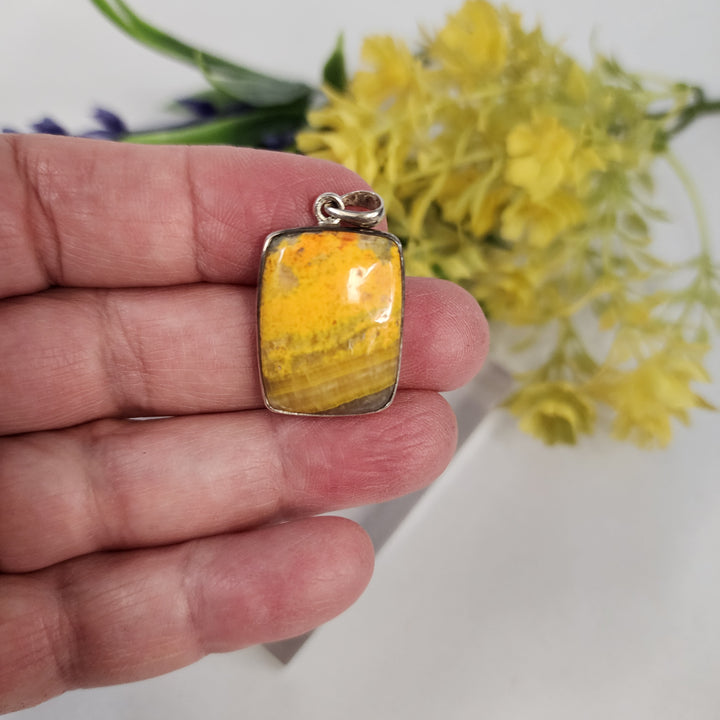 Bumblebee Jasper Pendant  -JDS26099